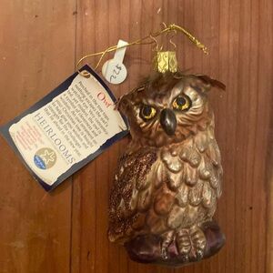 Christmas ornaments German Heirloom Owl